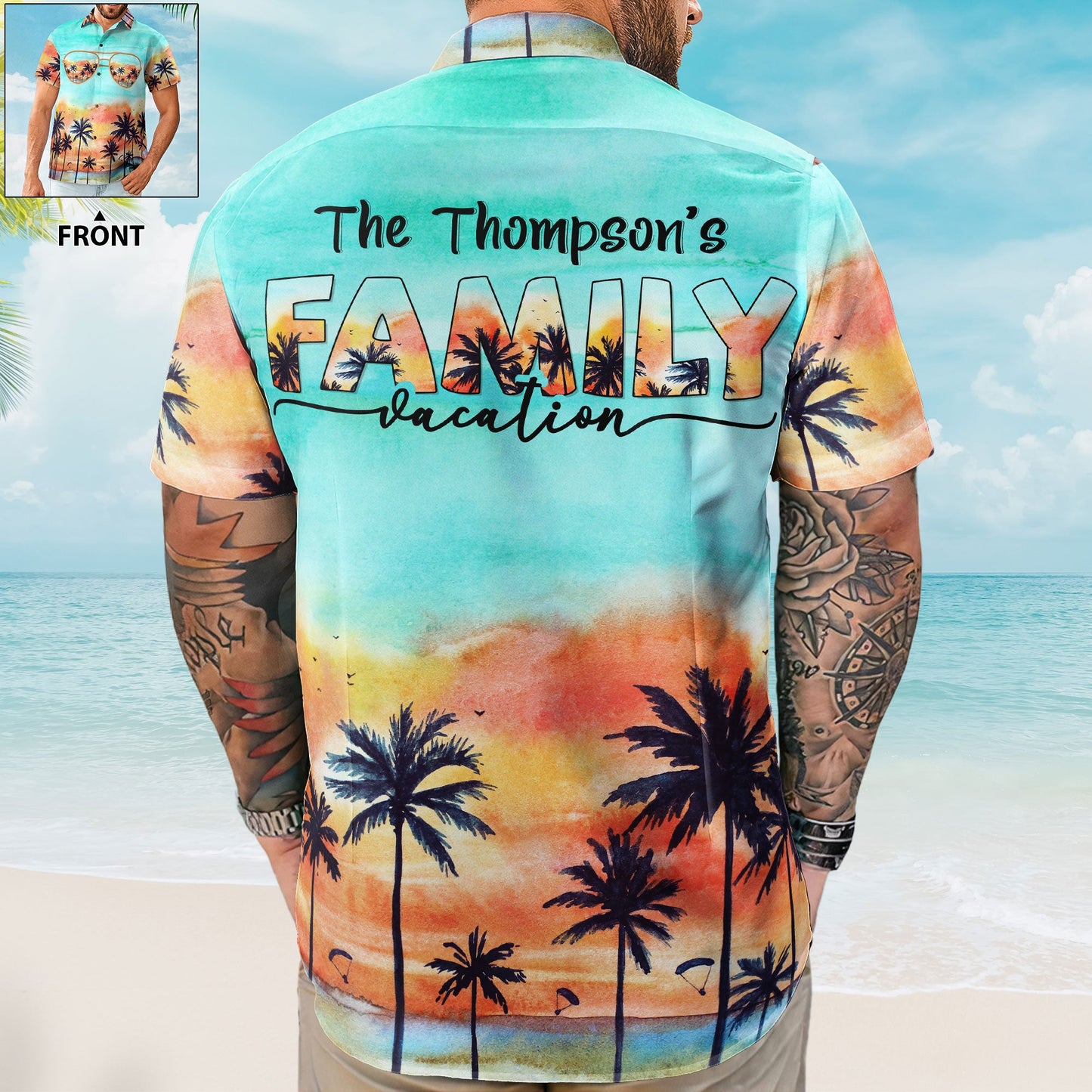 Family Trip Vacation - Personalized Hawaiian Shirt HA0088