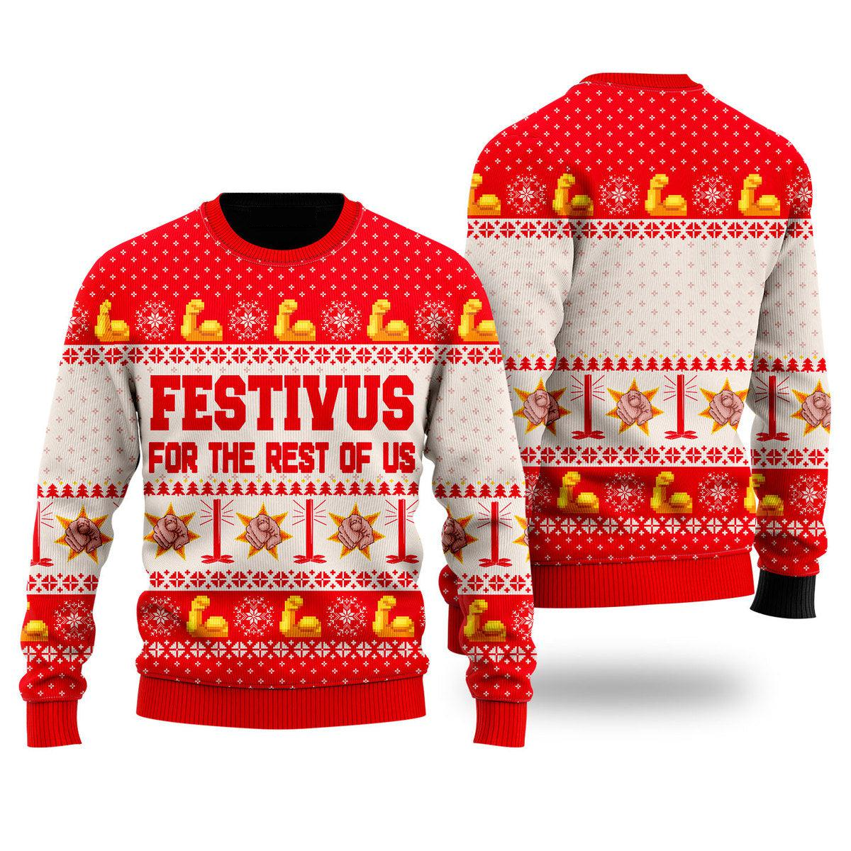 Festivus For The Rest Of Us Ugly Christmas Sweater For Men & Women SO1131