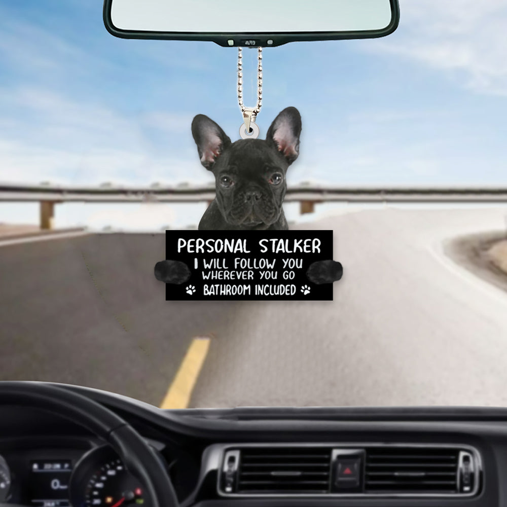 French Bulldog Personal Stalker Car Hanging Ornament Lasfour SO1502