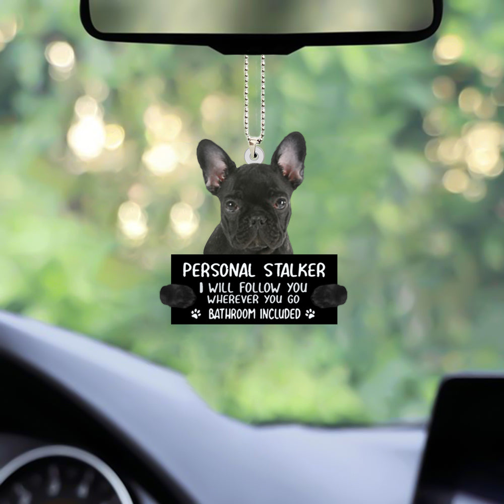 French Bulldog Personal Stalker Car Hanging Ornament Lasfour SO1502