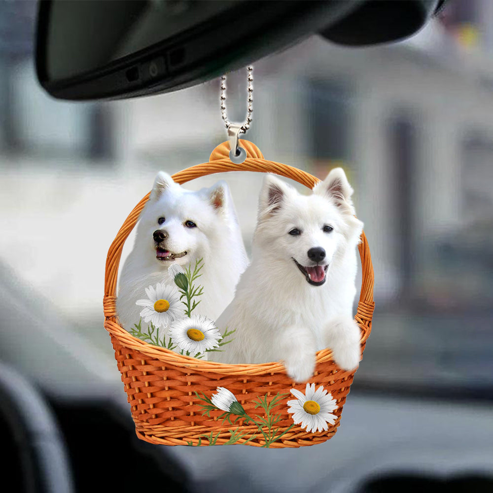 American Eskimo God'S Present Car Hanging Ornament OO0951