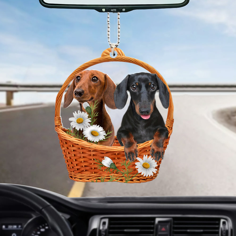 Dachshund Ornaments God'S Present Auto Hanging Ornament Car Interior Decoration OO0917