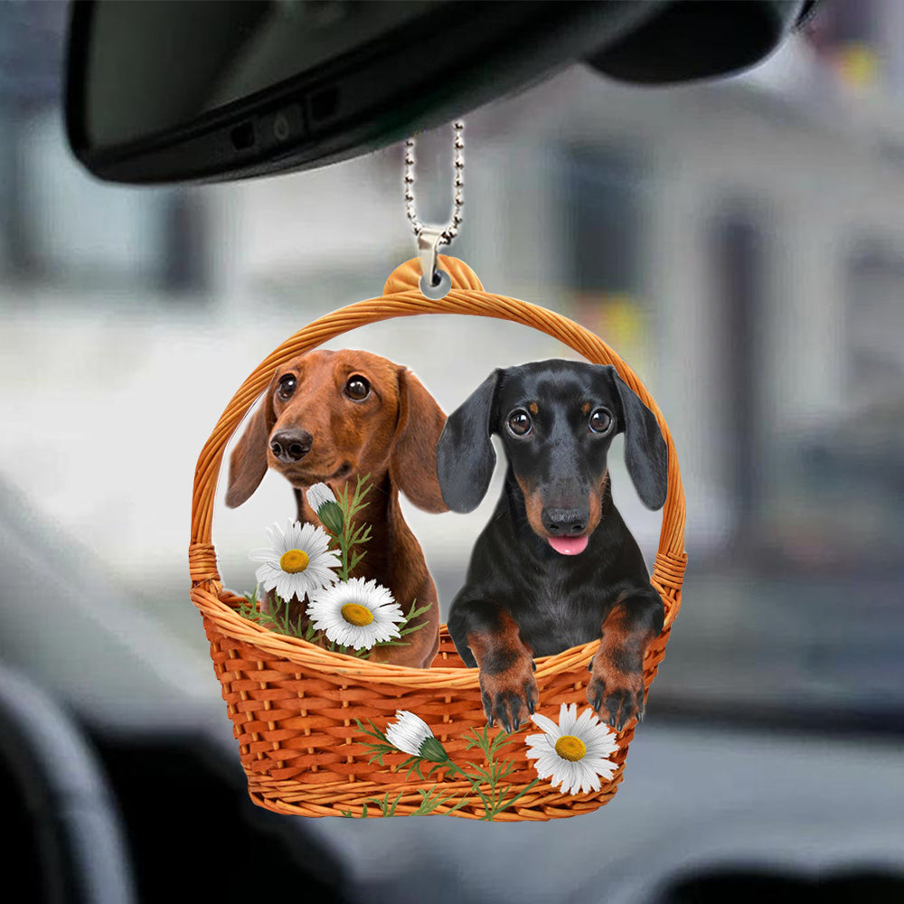 Dachshund Ornaments God'S Present Auto Hanging Ornament Car Interior Decoration OO0917