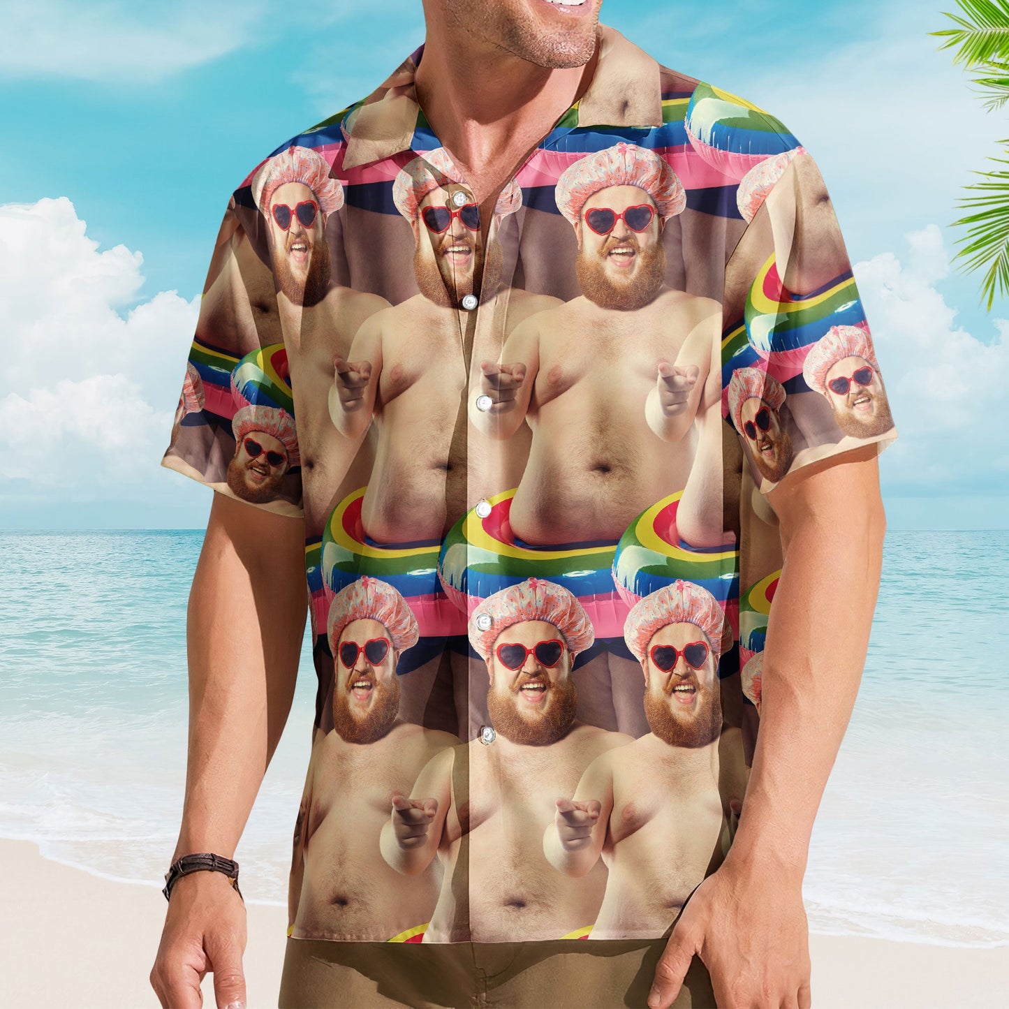 Funny Summer For Family Trip Vacation Friends Cruise - Custom Photo Hawaiian Shirt HA0085