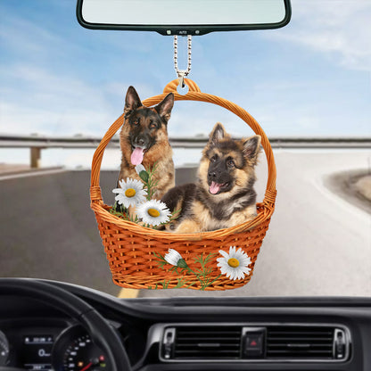 German Shepherd God'S Present Car Hanging Ornament Dog Tree Hanging Ornaments SO1499