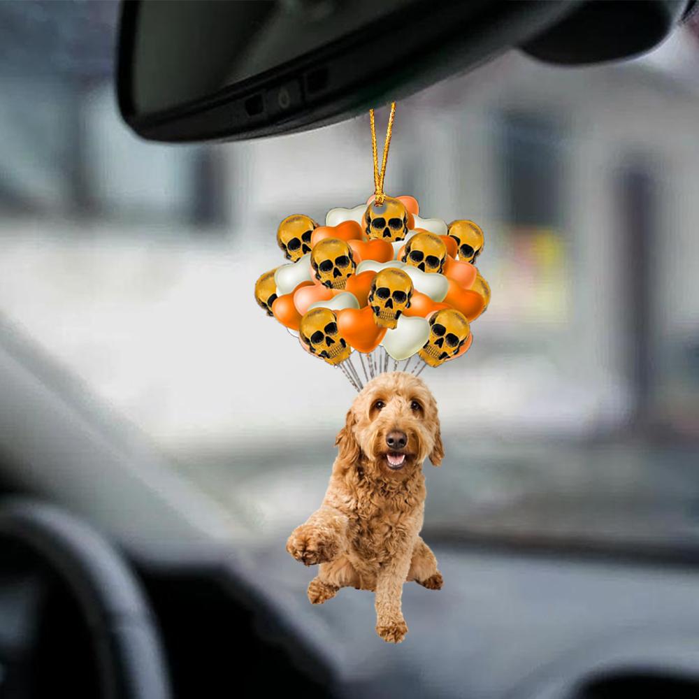 Goldendoodle Halloween Car Ornament Dog Ornament For Halloween OO1149