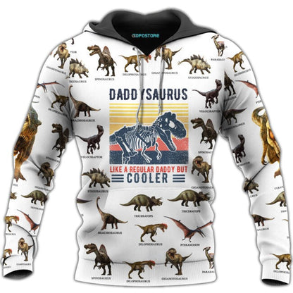 Daddysaurus 3D All Over Printed Shirts 3D Hoodie Daddy Saurus Sublimation Shirt For Dad Father'S Day 3D Shirts TO0120