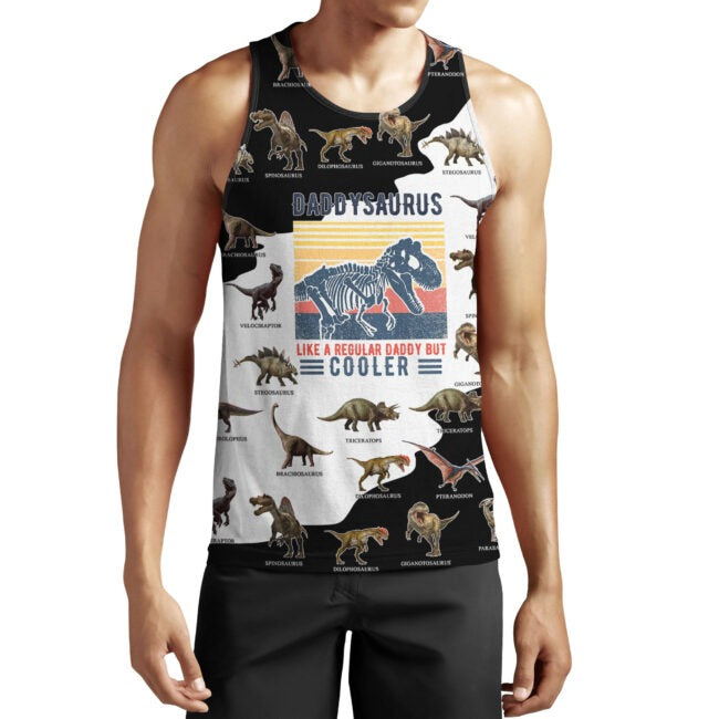 Daddysaurus 3D All Over Printed Shirts 3D Hoodie Daddy Saurus Best Gift For Father Day Sublimation Shirt For Dad TO0117