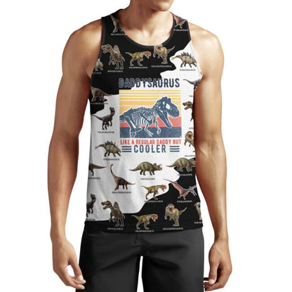 Daddysaurus 3D All Over Printed Shirts 3D Hoodie Daddy Saurus Best Gift For Father Day Sublimation Shirt For Dad TO0117