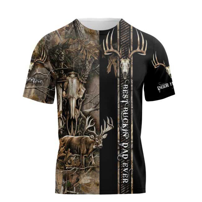 Best Buckin’ Dad Ever 3D All Over Printed Shirts, 3D Hoodie Hunting Dad, Father Day Gift For Hunting Dad Hunter TO0123