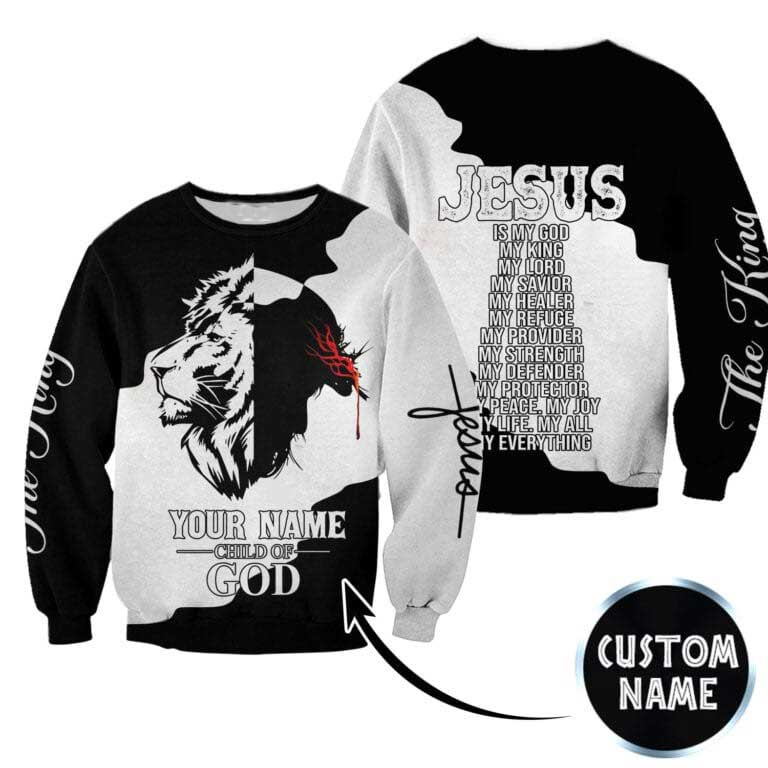 Personalized Premium Jesus 3D All Over Printed Shirts Hoodie, Sublimation 3D Zip Hoodie Tee 3D Jesus TO0243