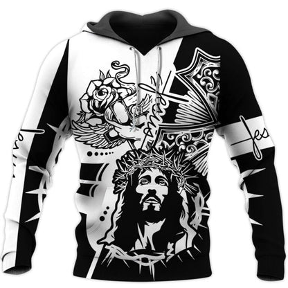 Jesus Christian 3D All Over Printed Shirt, 3D Full Printed Jesus Tank Top Hoodie TO0245