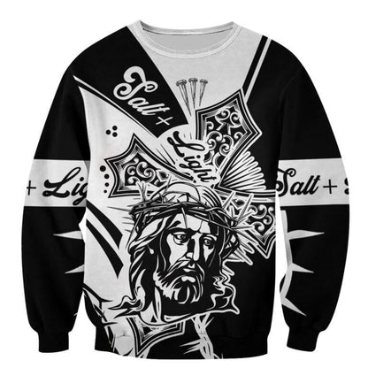 Jesus Christian 3D All Over Printed Shirts 3D Full Printed Jesus Hoodie, Chrismas Jesus Clothing, Jesus Shirts TO0244