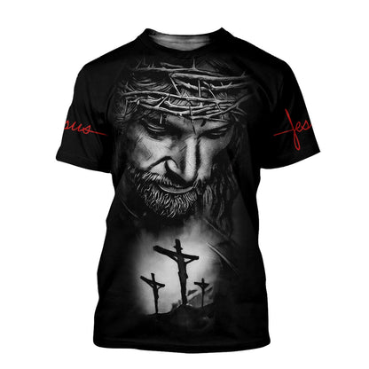 3D Christian T Shirt, Love Jesus Full Printed Hoodie, Christmas X Mas Jesus 3D Print Shirts TO0246