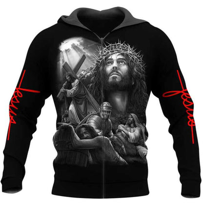 Love Jesus 3D All Over Printed Shirt, Sublimation Jesus T Shirt, Jesus Hoodie 3D TO0236