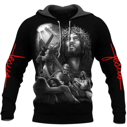 Love Jesus 3D All Over Printed Shirt, Sublimation Jesus T Shirt, Jesus Hoodie 3D TO0236