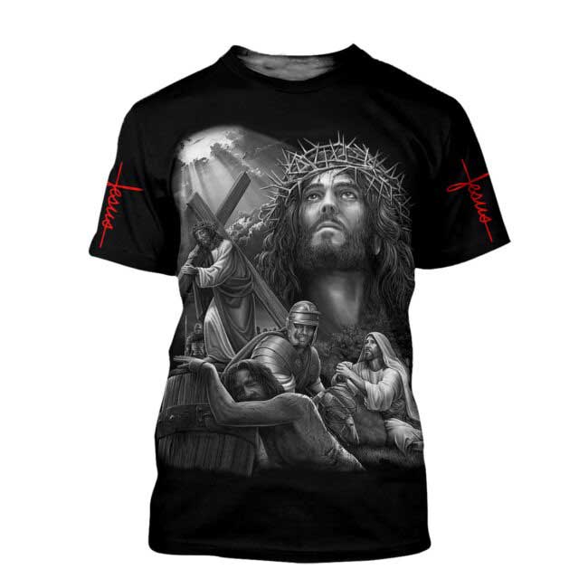 Love Jesus 3D All Over Printed Shirt, Sublimation Jesus T Shirt, Jesus Hoodie 3D TO0236