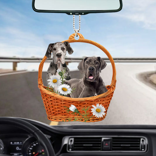 Great Dane God'S Present Car Hanging Ornament Dog Acrylic Ornaments OO0946