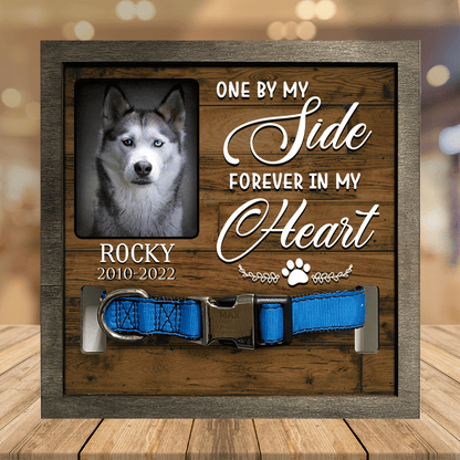 A Siberian Husky, Dog Picture Frames, Memorial Pet, walk beside us everyday Pet Memorial Gifts SO0152