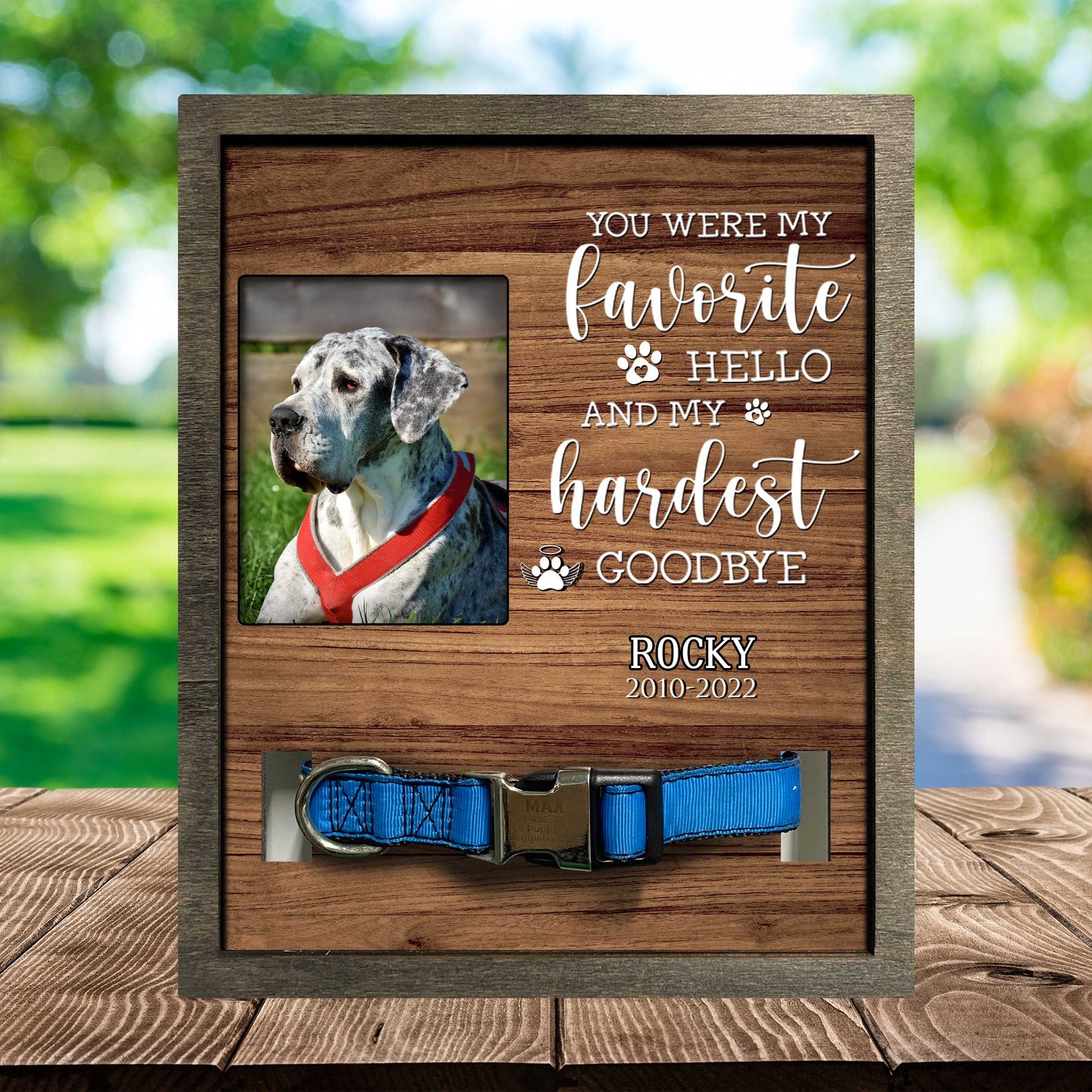 Greiving A Great Dane Death, Memorial Pet Loss Sign, Sympathy Gift For Loss Of Pet SO0353