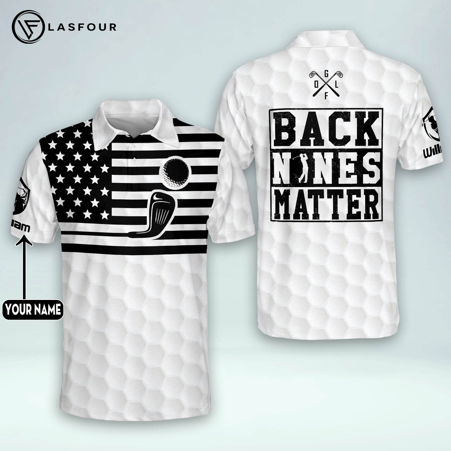 Back Nines Matter Golf Polo Shirt GM0097