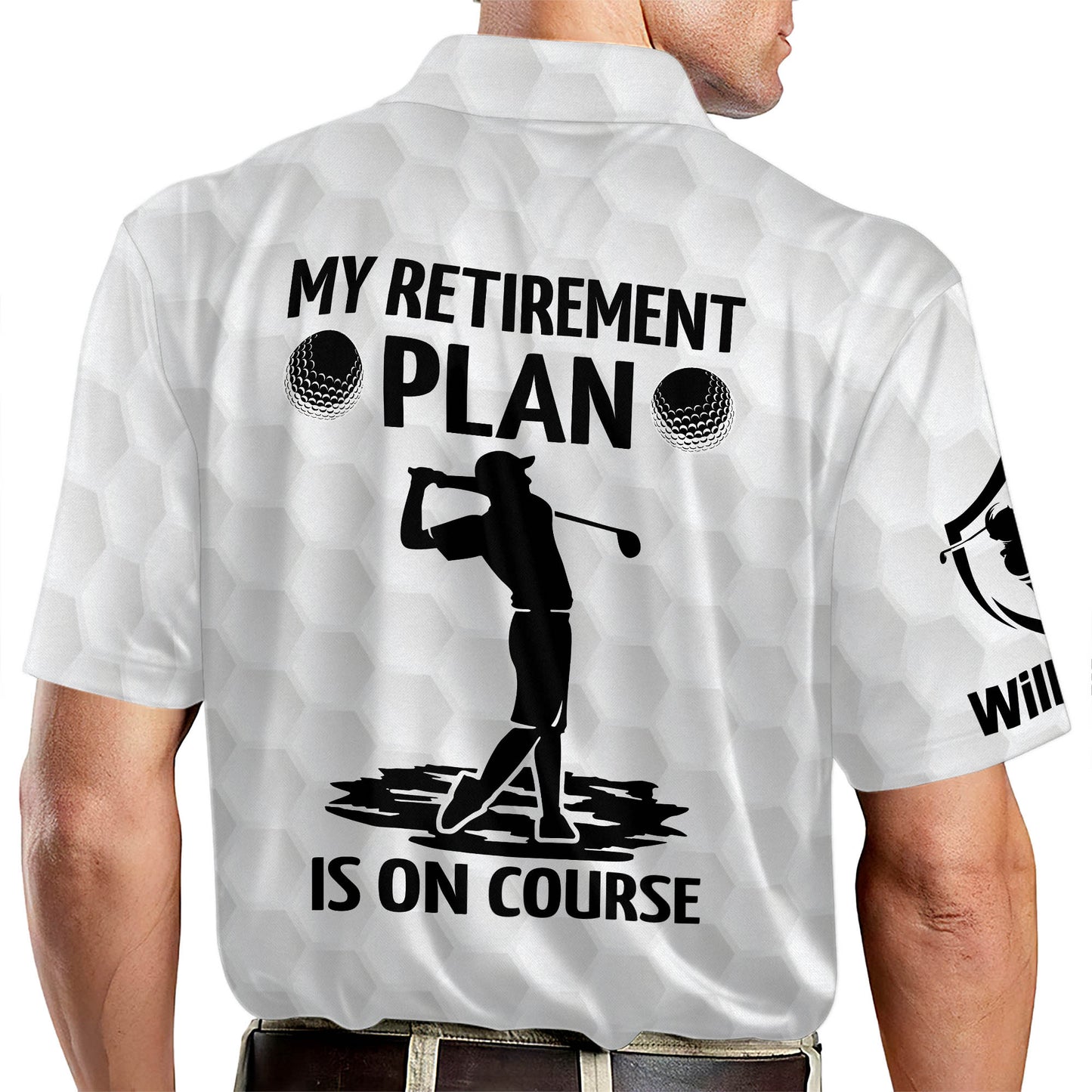 My Retirement Plan Is On Course Golf Polo Shirt GM0195