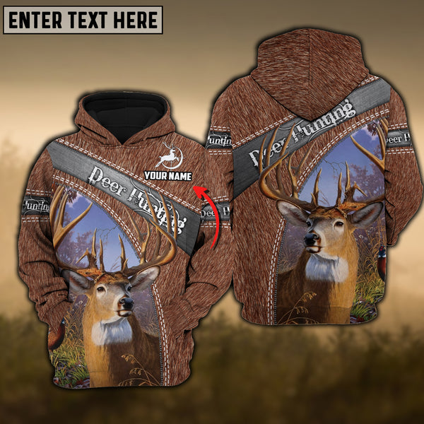 Deer Hunting Custom Name 3D Hoodie 3D0002