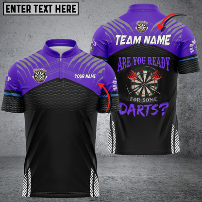 Lasfour Darts Sport Personalized Name Team Multilcolor Dart Jersey, Are You Ready for Some Darts Shirt SO0692