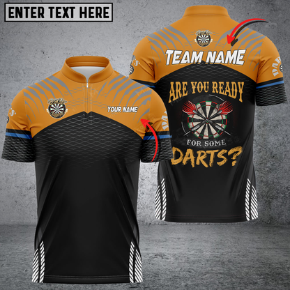 Lasfour Darts Sport Personalized Name Team Multilcolor Dart Jersey, Are You Ready for Some Darts Shirt SO0692