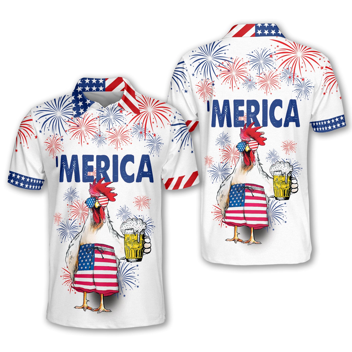 Chicken hawaiian shirt - Independence Day Is Coming HO1576