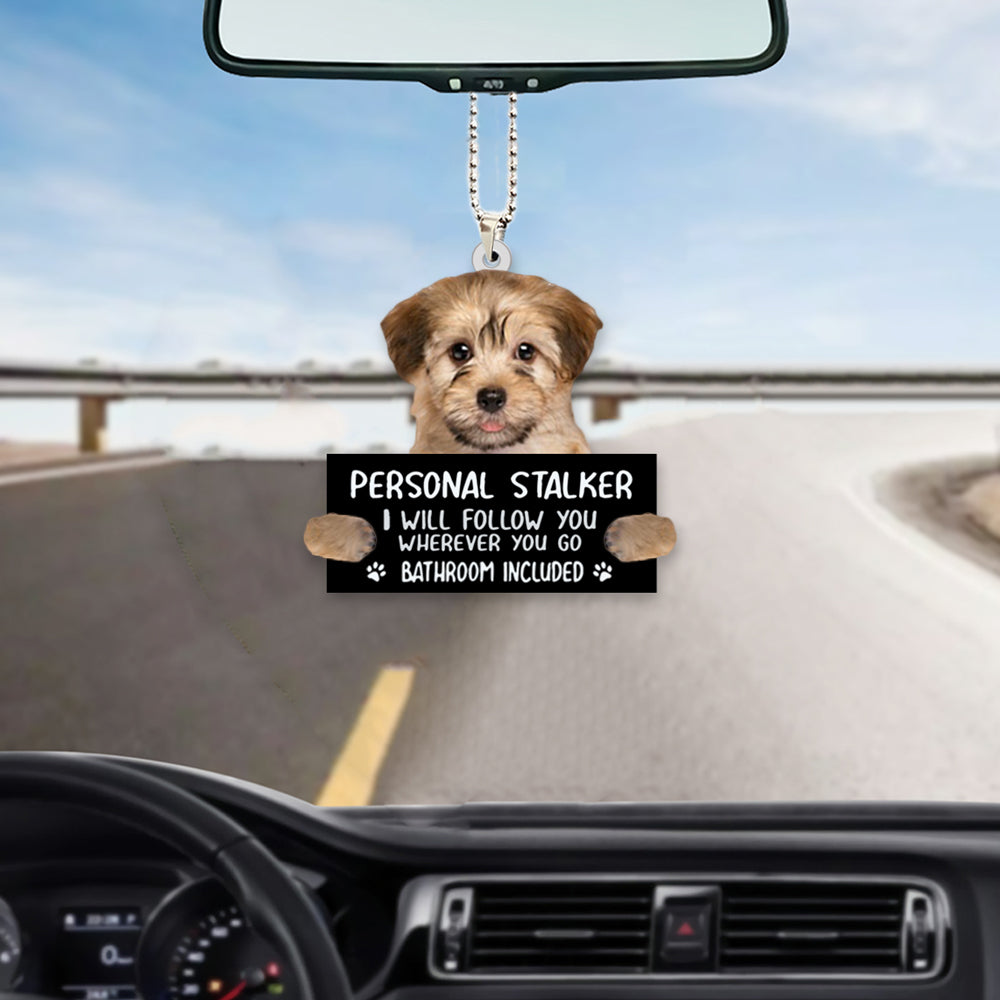 Dog Ornament Havanese Personal Stalker Car Hanging Ornament OO1015