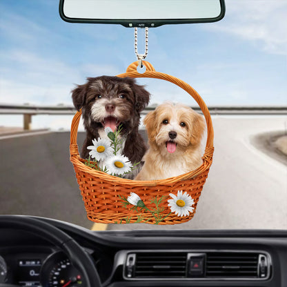 Cool Havanese God'S Present Car Hanging Ornament OO0945