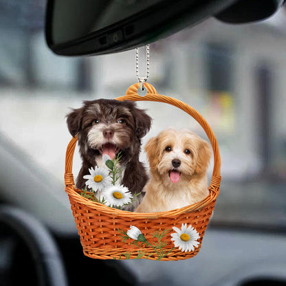 Cool Havanese God'S Present Car Hanging Ornament OO0945