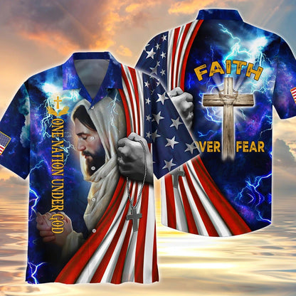 One Nation Under God Christian 3D Full Printed Shirts, 4Th Of July Independece 3D Hoodie, Patriotic Clothing TO0215