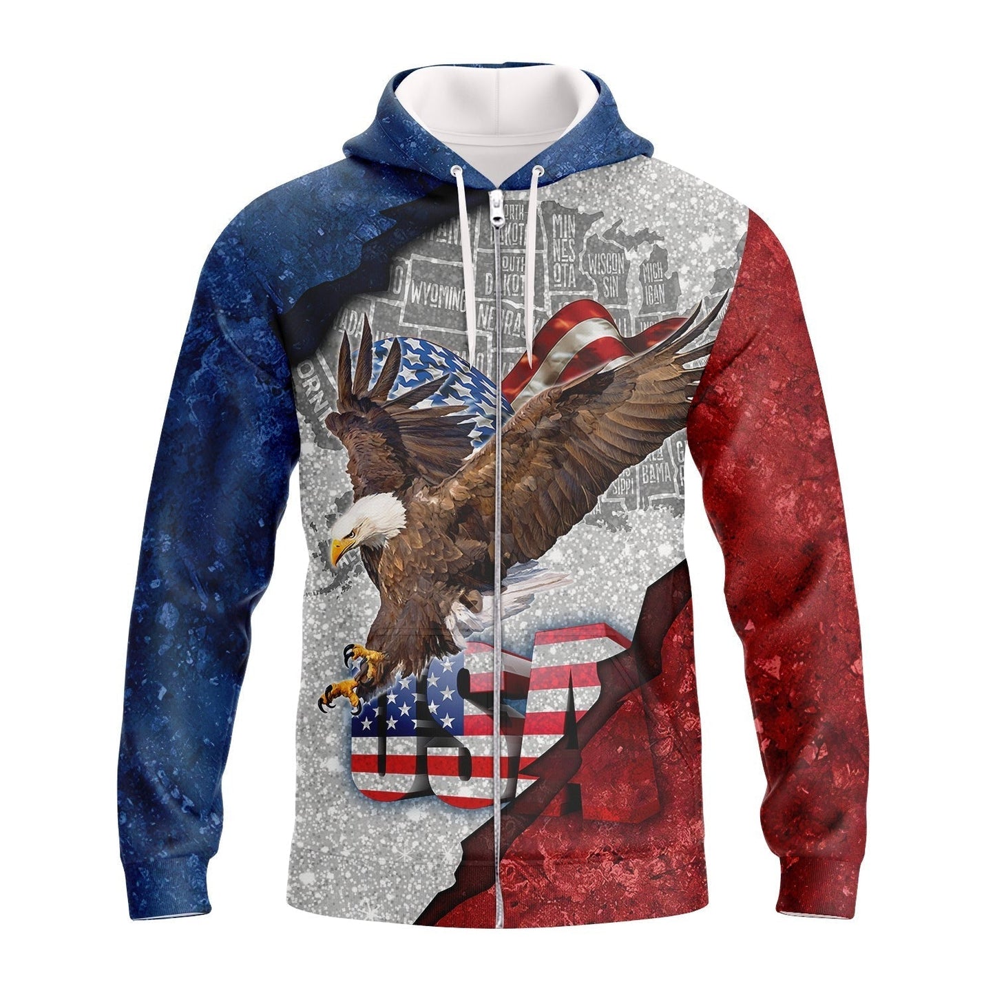 Happy 4Th Of July - Independence Day Is Coming 3D Full Print Tshirt 3D Hoodie Eagle Pride American Shirts TO0155