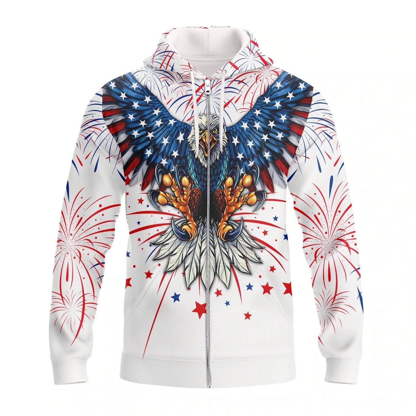 Independence Day Is Coming Ealge 3D All Over Printed T Shirt 3D Bomber Hoodie For 4Th July Pride American TO0144