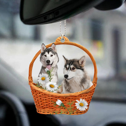 Husky God'S Present Tree Hanging Ornament OO0943