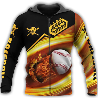 Personalized 3D Baseball Hoodie, Baseball T Shirt, Baseball Player Sweatshirt, Best Gift To Baseball Man TO0093