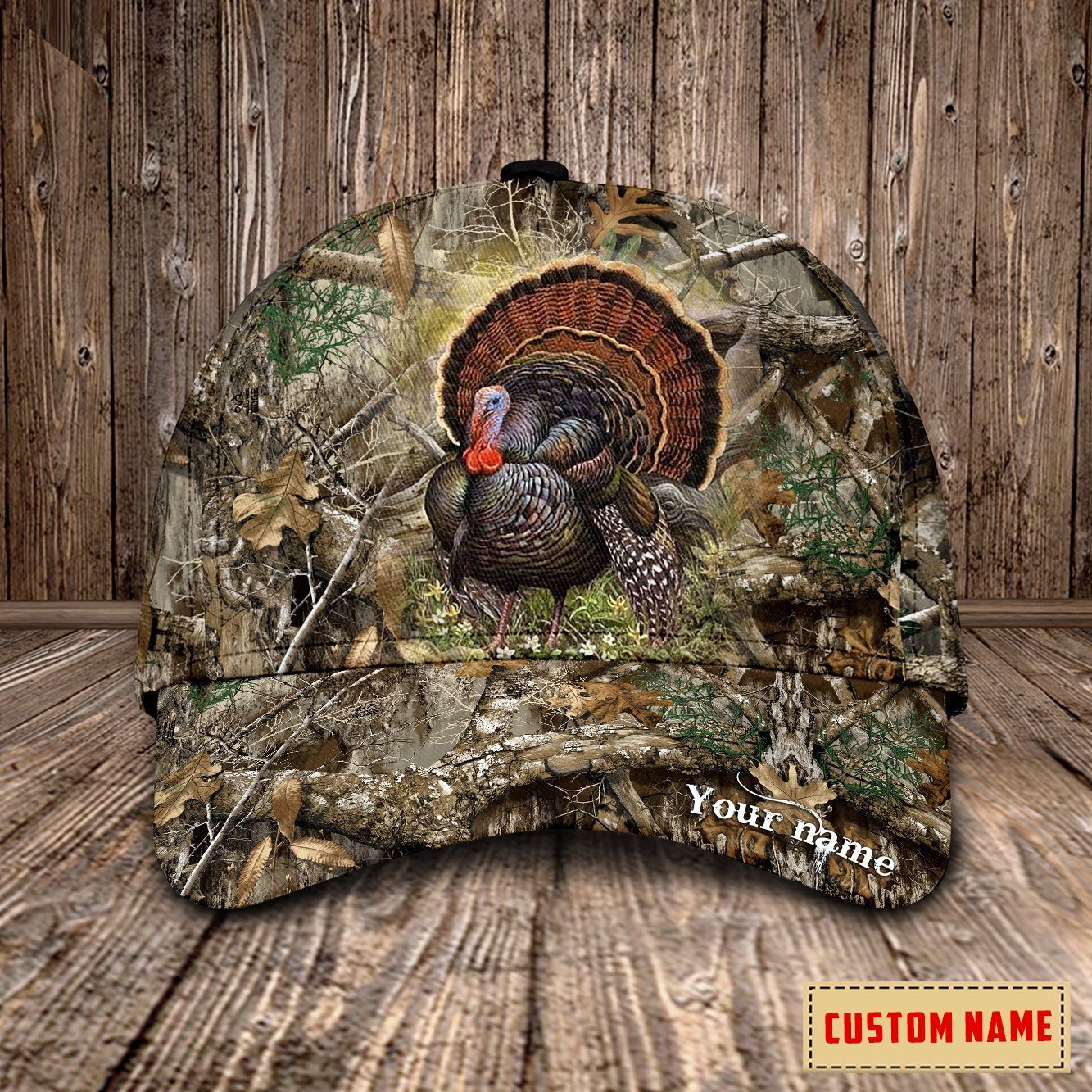 Personalized Name Turkey Hunting Cap NDB08 CA0008