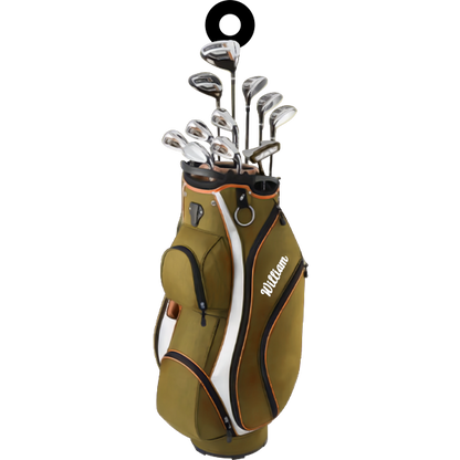 Personalized golf bag acrylic keychain - gift for golf lovers KY0001