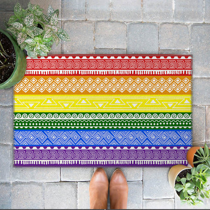 Lgbt Pride Rainbow Gay Doormat, Doormat Pride Month Gift LO1225