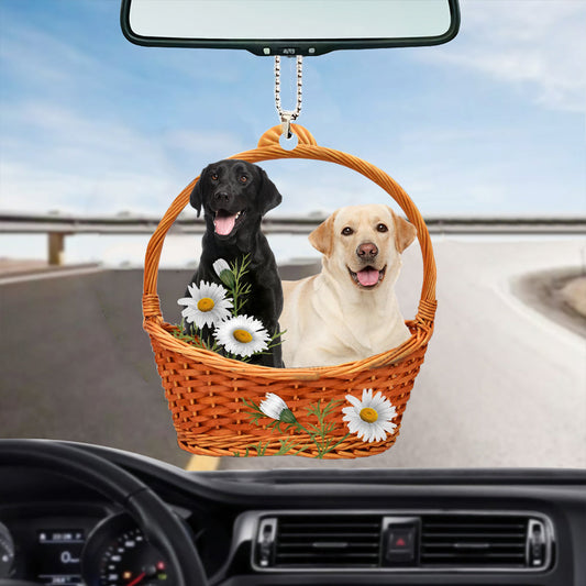 Labrador Retriever God'S Present Car Hanging Ornament Dog Ornament For Christmas Tree OO0912