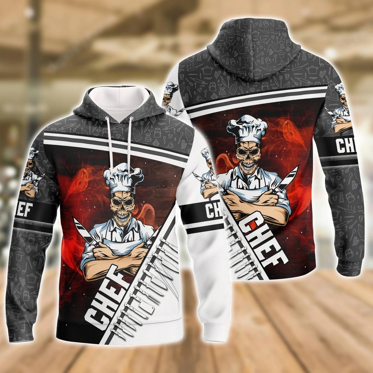 Best Gift For Chef, 3D All Over Print Shirt Hoodie Master Chef, Cooking Lover 3D Clothings, Cooker Gifts TO0262