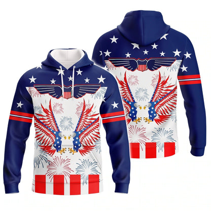 Independence Day Is Coming Ealge 3D All Over Print Shirt 3D Hoodie Bomber 4Th July Gifts TO0143