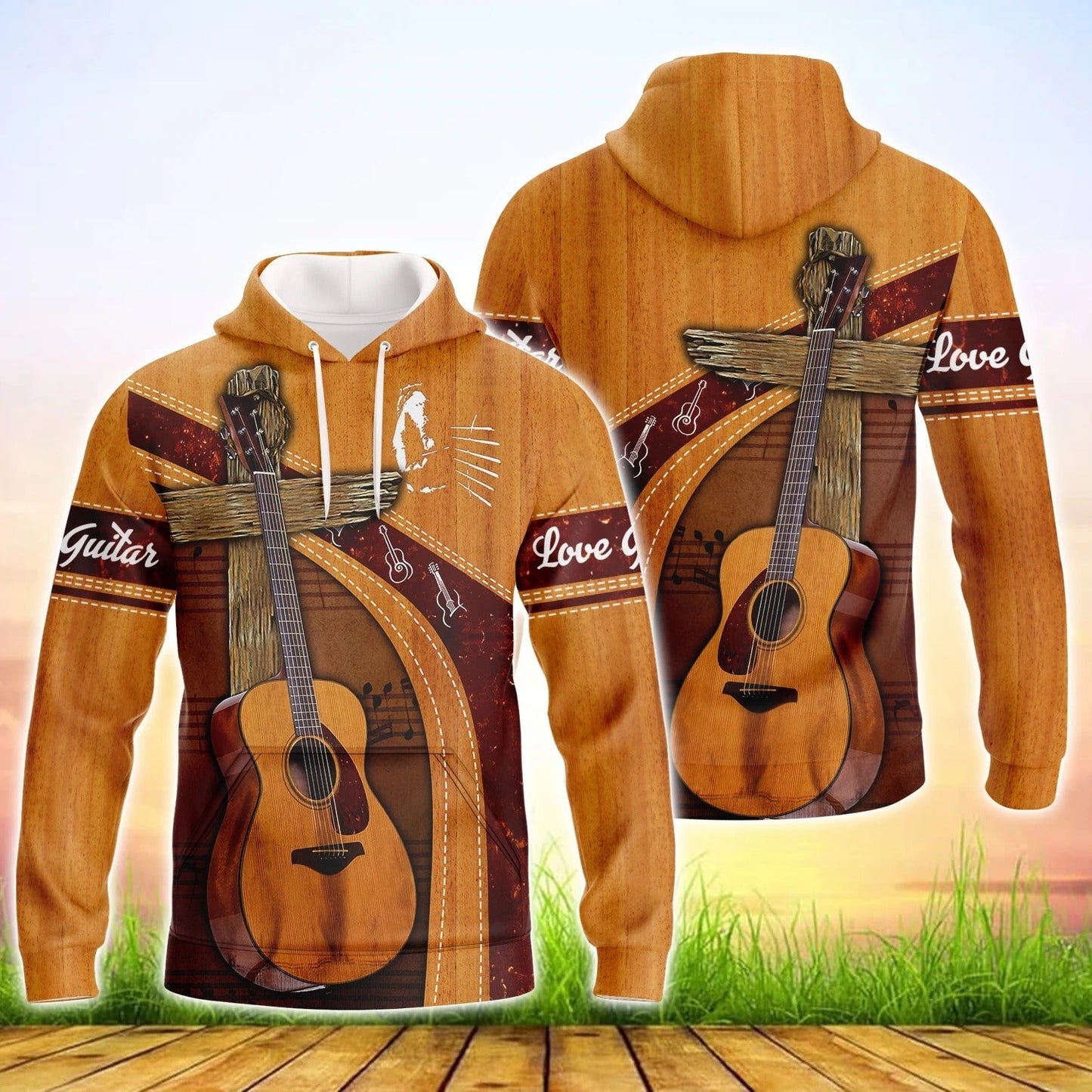 Guitar 3D T Shirt Hoodie For Men And Woman Sublimation Shirts For Guitar Lover TO0180