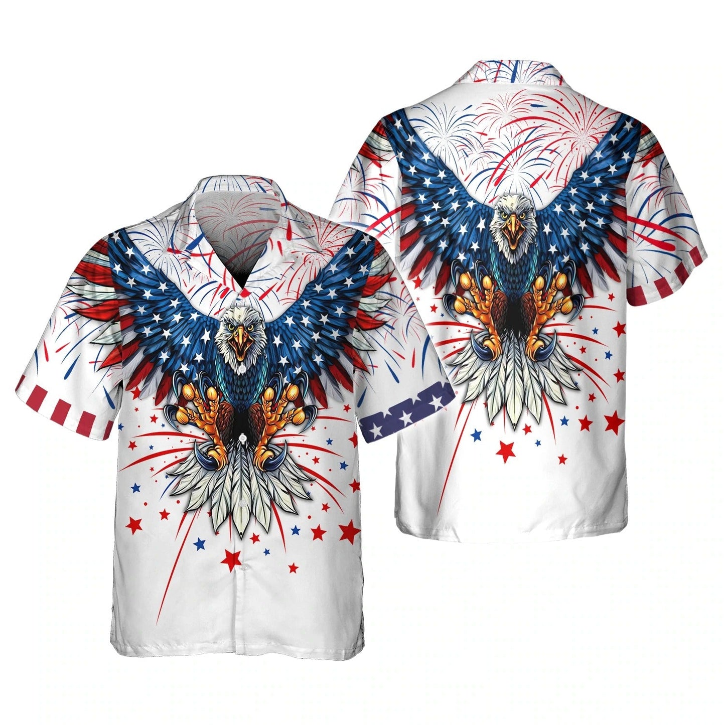 Independence Day Is Coming Ealge 3D All Over Printed T Shirt 3D Bomber Hoodie For 4Th July Pride American TO0144