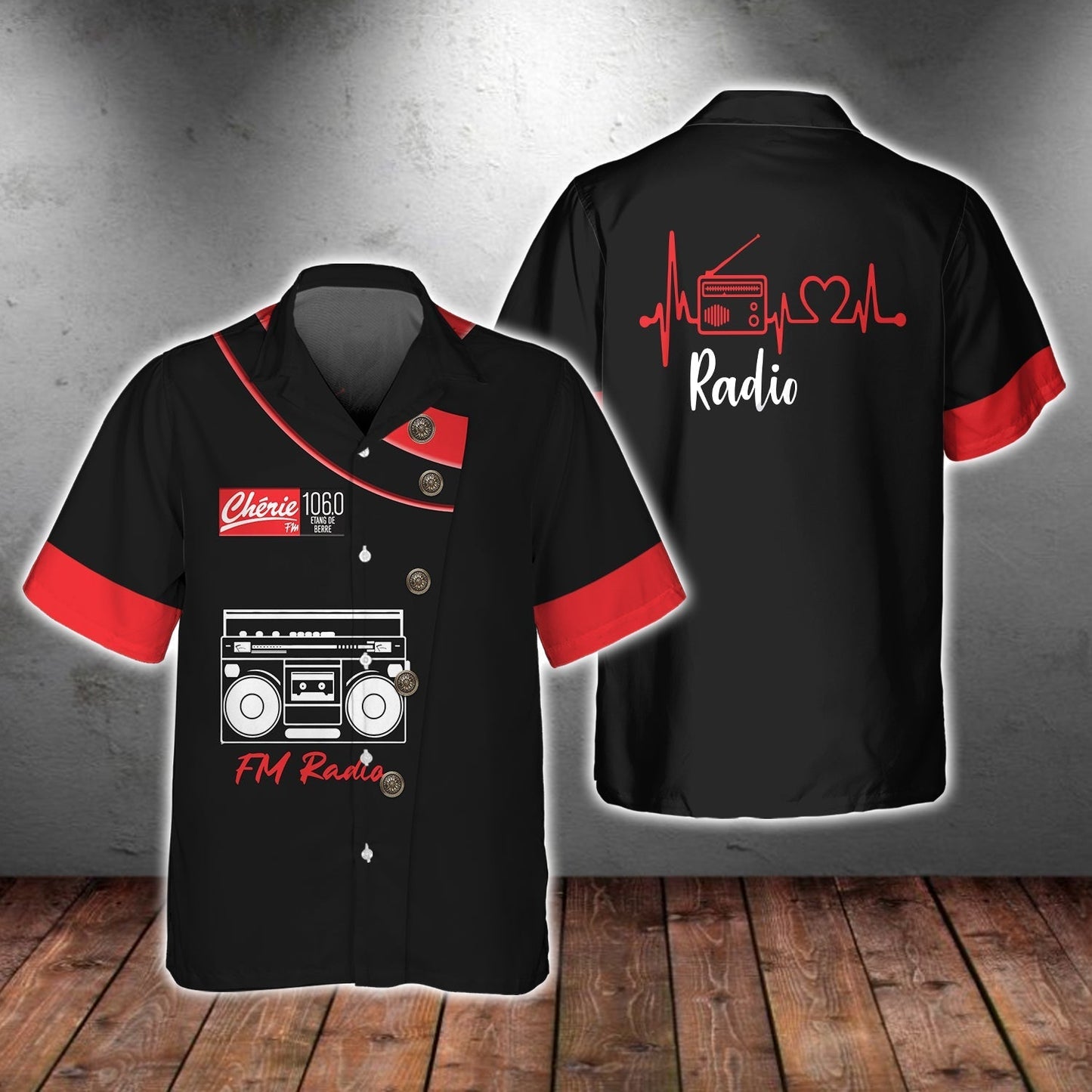 3D All Over Printed Fm Radio Shirt Men Women Love Radio Shirts TO1868