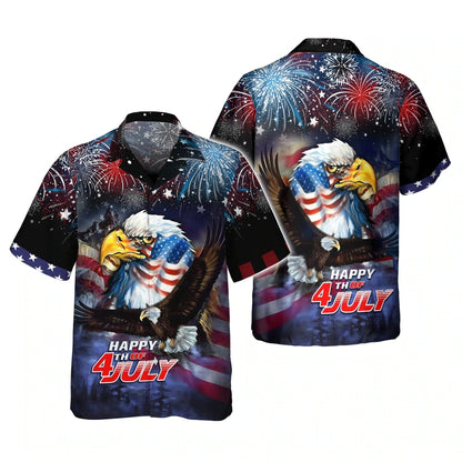 Happy 4Th Of July Independence Day Is Coming 3D Full Print Shirt Eagle Pride American Shirt TO0156