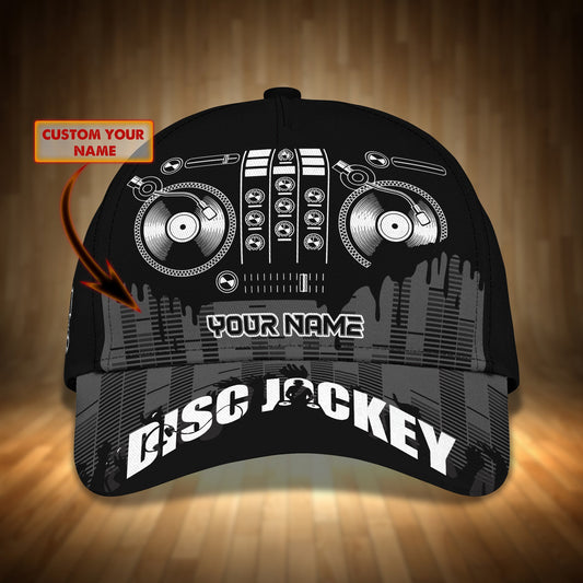 3D Classic Cap Dj Personalized Name Cap 02 Lasfour CA2160