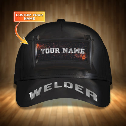 3D Classic Cap Welder Personalized Name 3D Cap 01 Lasfour CA2162